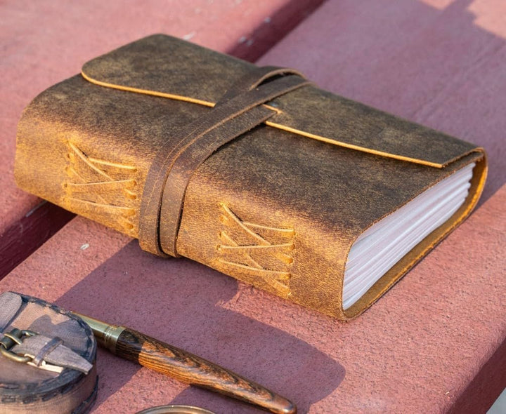 Wanderings Ledergebundenes Vintage-Notizbuch – Ein Tolles Geschenk Für Schriftsteller, Dichter Und R