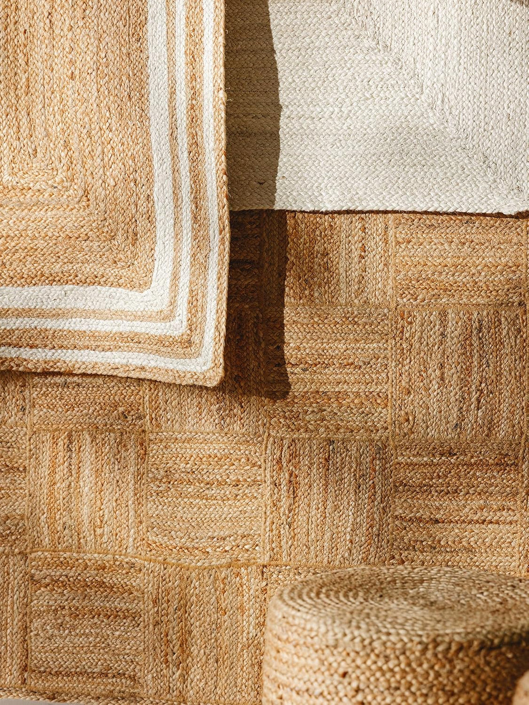 benuta NATURALS Juteteppich Jutta Hellbraun 160x230 cm - Moderner Teppich für Wohnzimmer, 4053894838