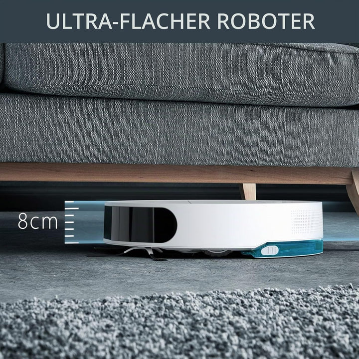 Rowenta RR9067 X-Plorer Serie 130 AI | 4-in-1 Wisch- &amp; Saugroboter | ultraflach mit 8cm | Laser + Ka