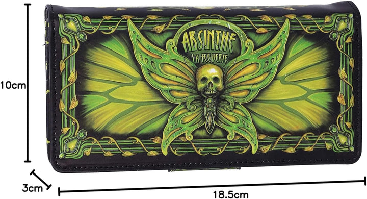 Nemesis Now Absinthe La Verte Geldbörse mit grüner Fee, 18.5cm