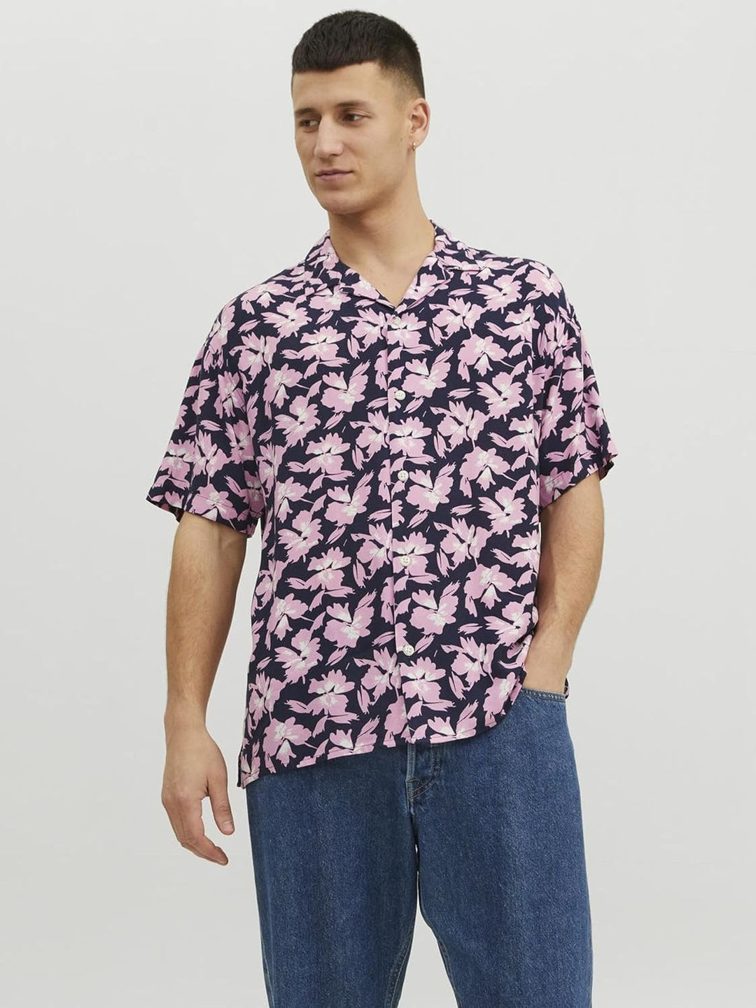JACK & JONES Hemd Herren S Prism Pink, S Prism Pink