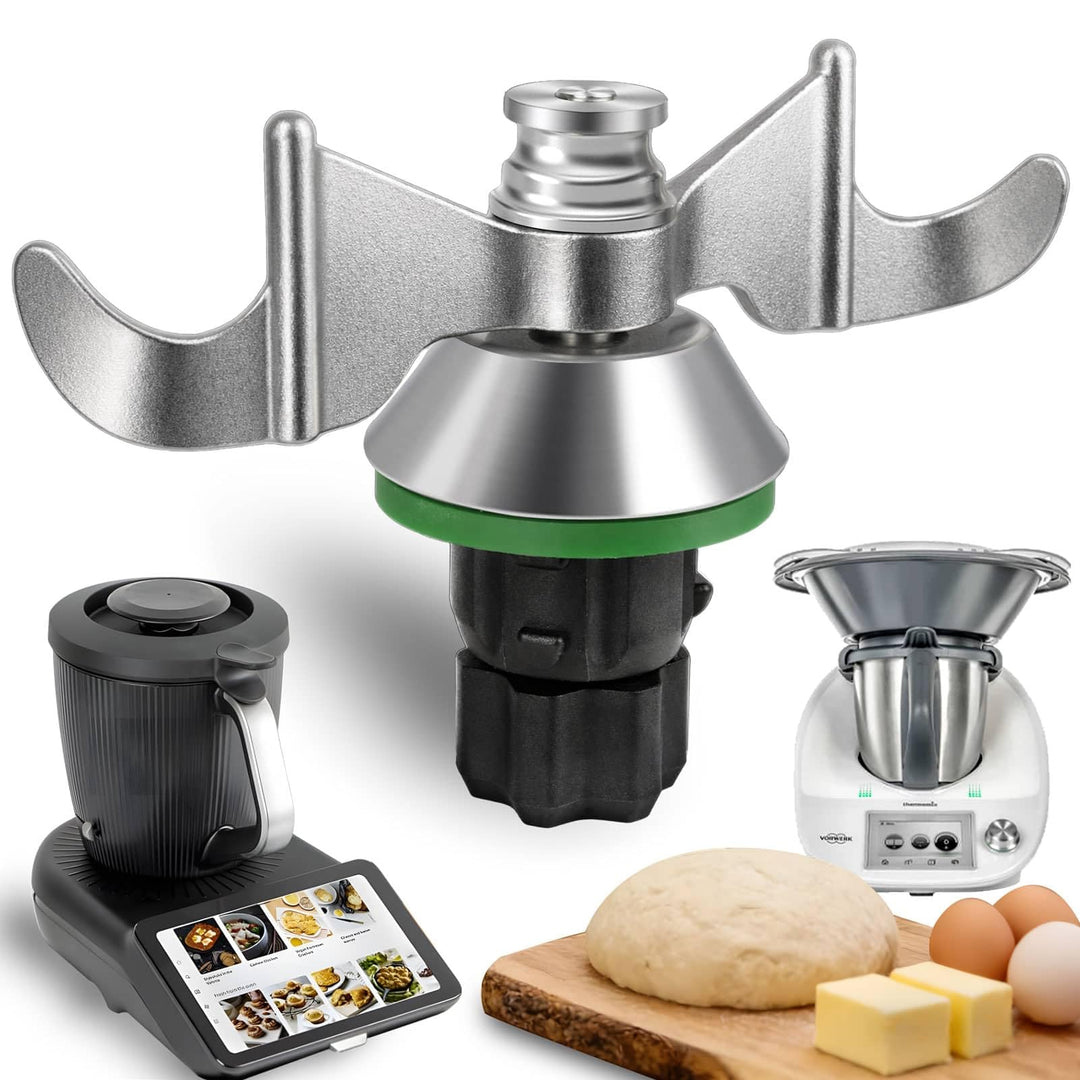 idyllictime Teigmesser für Thermomix TM5,TM6,TM7,TM31,Edelstahl Teigmischmesser,Zubehör Ersatz Misch