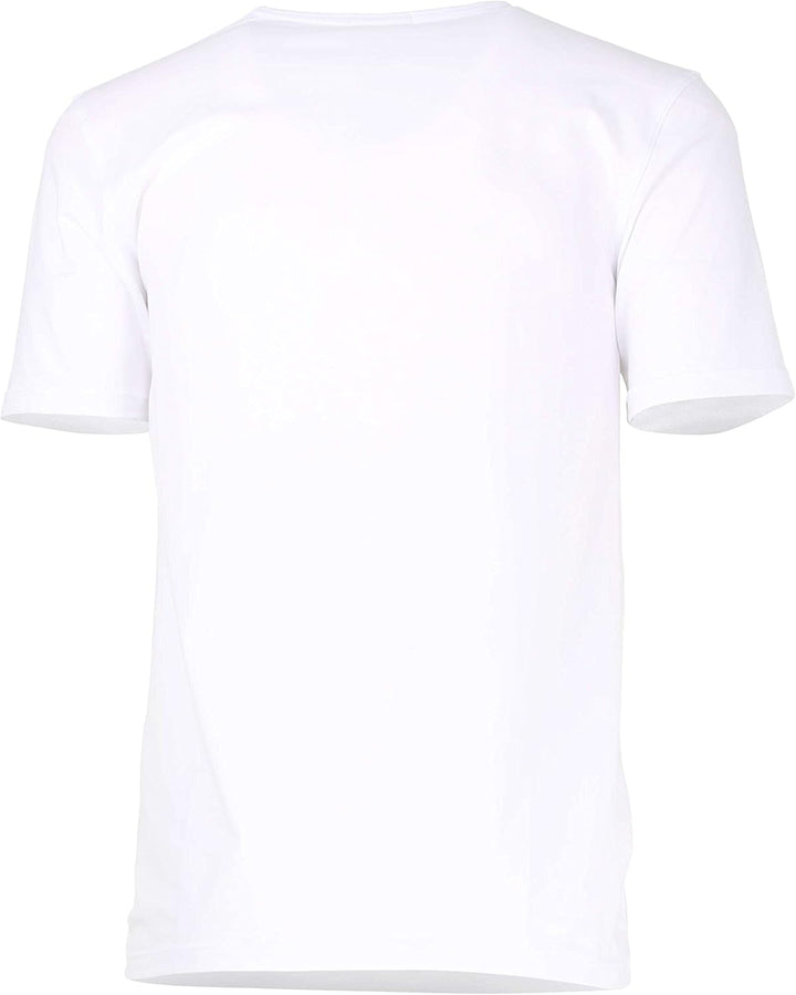 Baldessarini Herren T-Shirt weiss Uni 2er Pack L Weiss, L Weiss