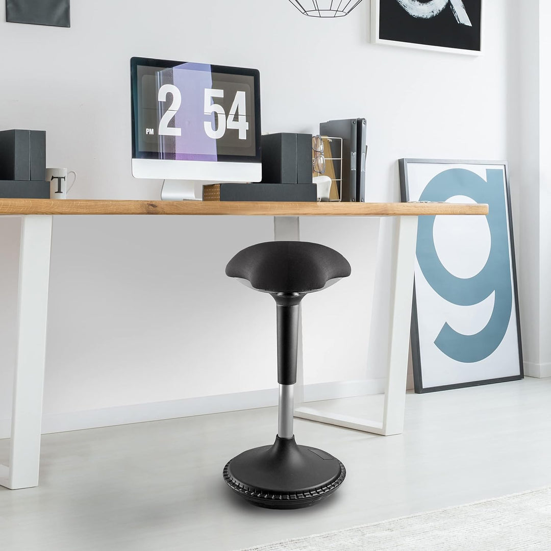 Unilux Moove Ergonomischer Bürohocker, Höhenverstellbarer Sitzhocker mit integriertem Bewegungsfeedb