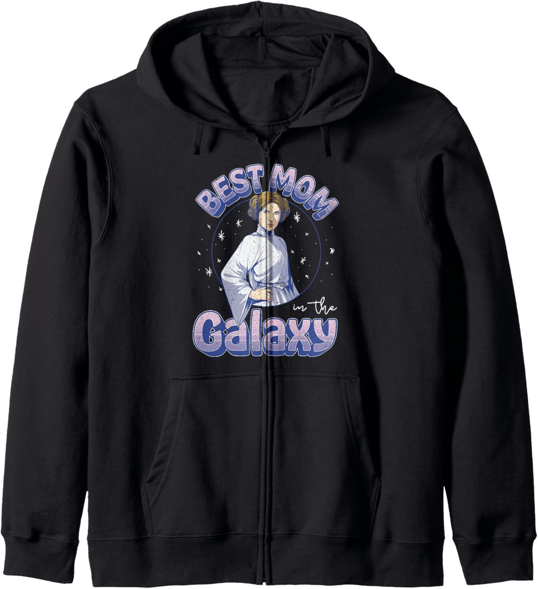 Star Wars Best Mom In The Galaxy Princess Leia Portrait Kapuzenjacke