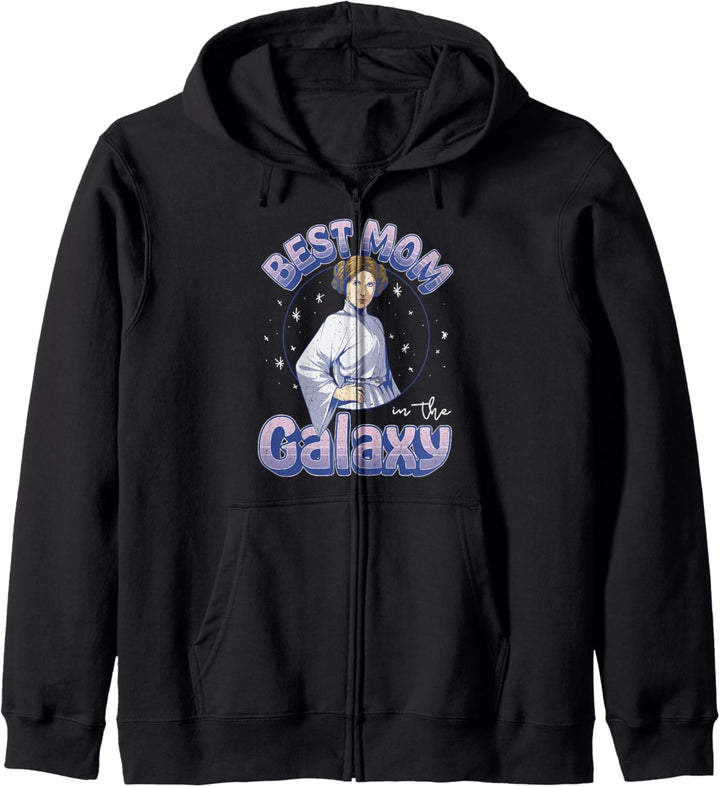 Star Wars Best Mom In The Galaxy Princess Leia Portrait Kapuzenjacke