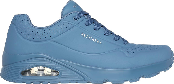 Skechers Herren UNO Stand On Air Sneaker 39.5 EU Blaues Durabuck Mesh, 39.5 EU Blaues Durabuck Mesh