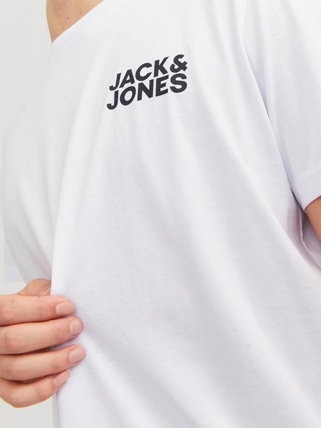 JACK & JONES Herren T-Shirt 3er Pack – Baumwolle, Rundhals, Kurzarm, mit Print – Bequeme Freizeitshi