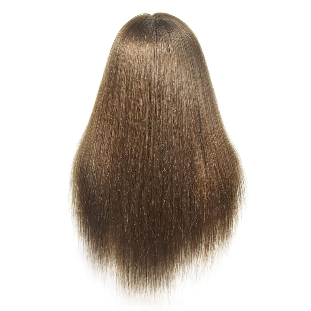 Trainingskopf, Übungskopf mit 100% Echthaar, für professionelles Frisieren, Hairstyling, Übungspuppe