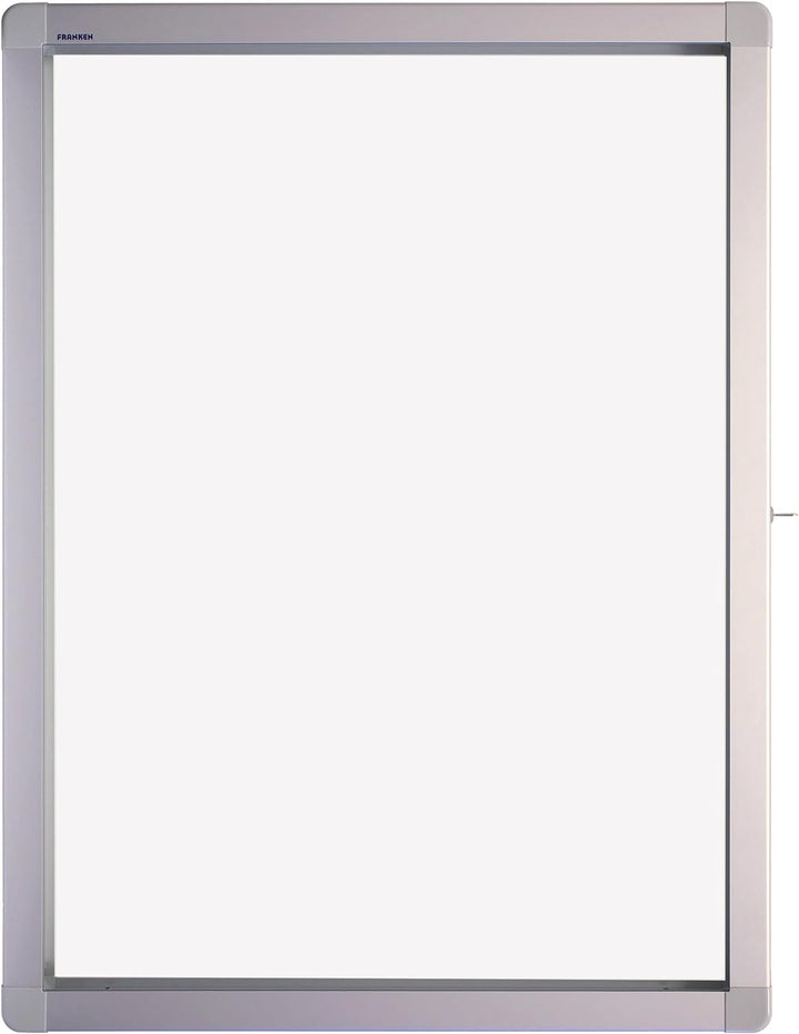 FRANKEN Schaukasten ECO für den Aussenbereich, Klapptür, 4x A4, 53 x 70,4 x 4,5 cm, weiss, magnetisc