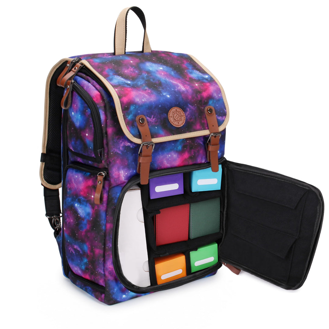 ENHANCE Sammelkarten-Aufbewahrungsbox-Rucksack in voller Grösse für Spielkarten – Platz für Kartenor