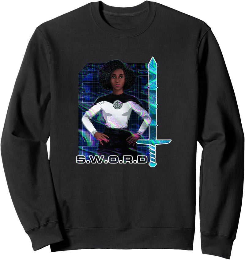 Marvel WandaVision Monica Rambeau S.W.O.R.D. Glitch Sweatshirt