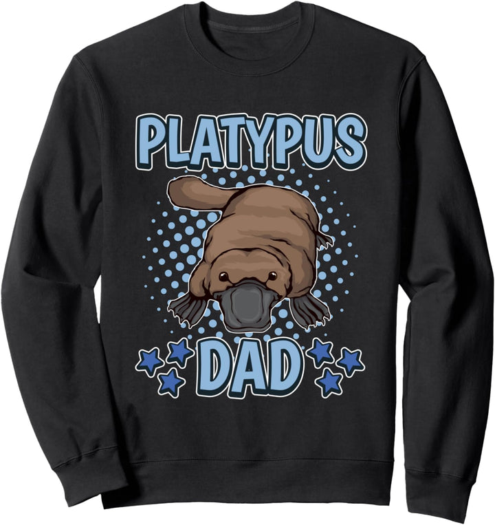 Schnabeltier Papa Platypus Dad Vatertag Schnabeltiere Sweatshirt