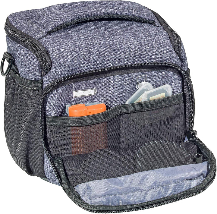 PEDEA DSLR-Kameratasche "Fashion" mit Displayschutzfolie für Panasonic Lumix DMC-G2 / Pentax K-S2 /