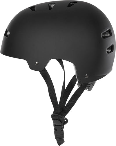 Powerslide Erwachsene Helm Allround Black, für Inline, Skateboard, Fahrrad, Scooter 48-54, 48-54