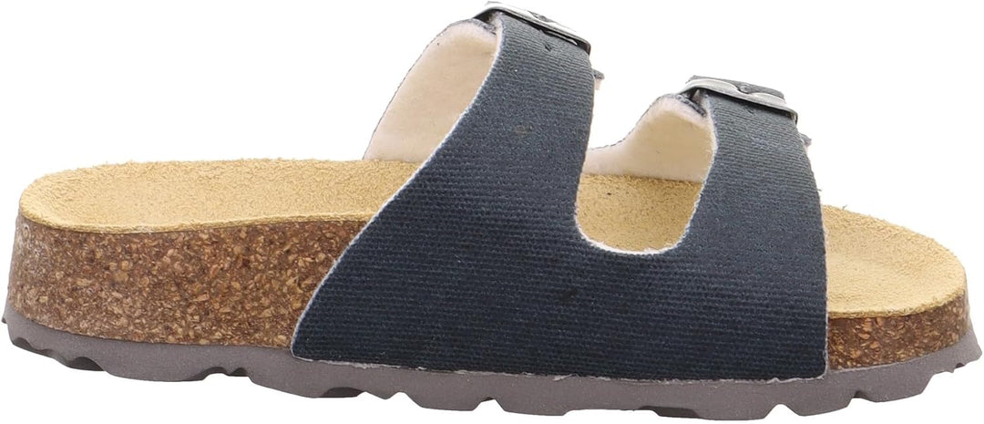 Superfit FUSSBETTPANTOFFEL Sandale 1-800111 Mädchen 24 EU Blau 8220, 24 EU Blau 8220