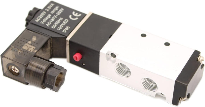 5/2 Wege Pneumatikventil 1/8" 12 Volt DC Wegeventil CNCTEC EcoLine 5/2 Wegeventil (12 Volt DC), 12 V