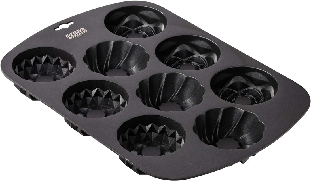Original Kaiser Inspiration Gugelhupf Muffinform für 9 Muffins, 3 Gugelhupf Designs, Muffin Backblec