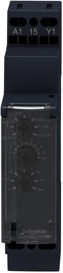 Schneider Electric Harmony Time Zeitrelais, 10 Funktionen, 0,1s-100h, Relais 1W, Artikelnummer RE17R