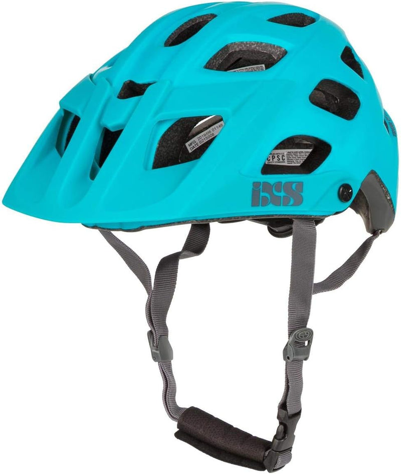 IXS Enduro MTB-Helm Trail EVO Grape Lagunenfarben ML (58-62cm), Lagunenfarben ML (58-62cm)