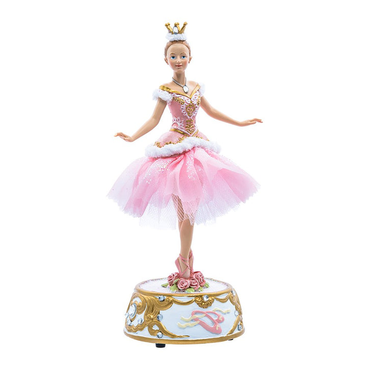 Kurt Adler Ballerina-Figur, 25,4 cm, Pink