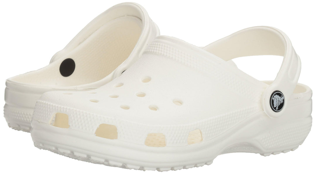 Crocs Unisex Classic Clog 34/35 EU Weiss, 34/35 EU Weiß