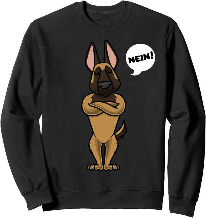 Sturer Belgischer Malinois Hund Belgischer Schäferhund Sweatshirt