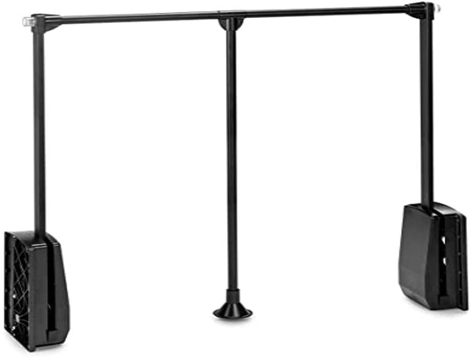Emuca - Kleiderlift für Schrank, Ausziehbarer Kleiderlift 830-1150mm Breite, Schrankinnenseiten Mont