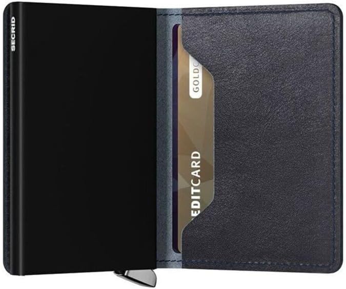 Secrid Premium Kollektion Slimwallet Basco 10 cm - Navy Navy 10, Navy 10
