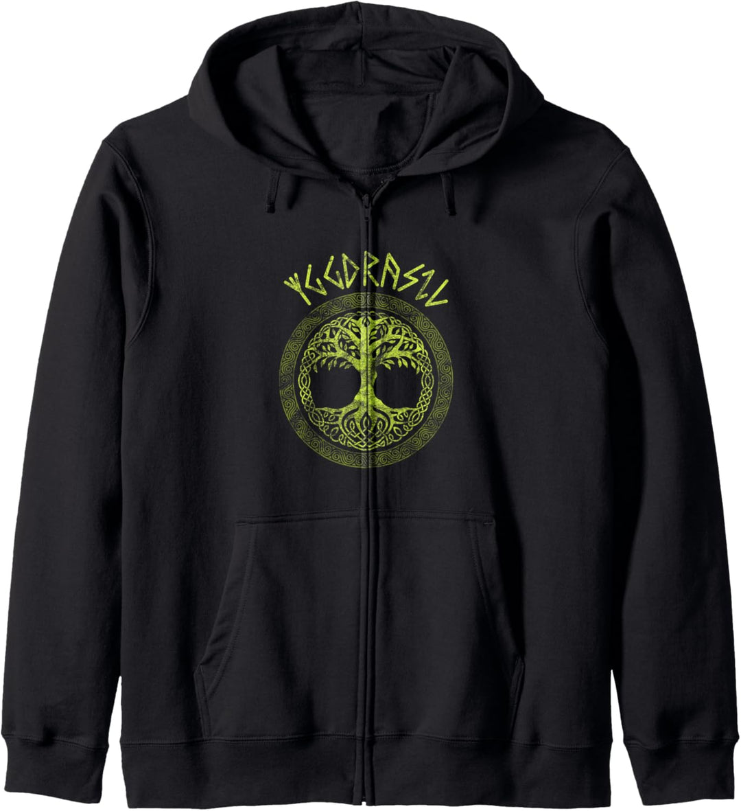 Yggdrasil Sacred Tree Norse Mythology Wikinger Germanen Kapuzenjacke