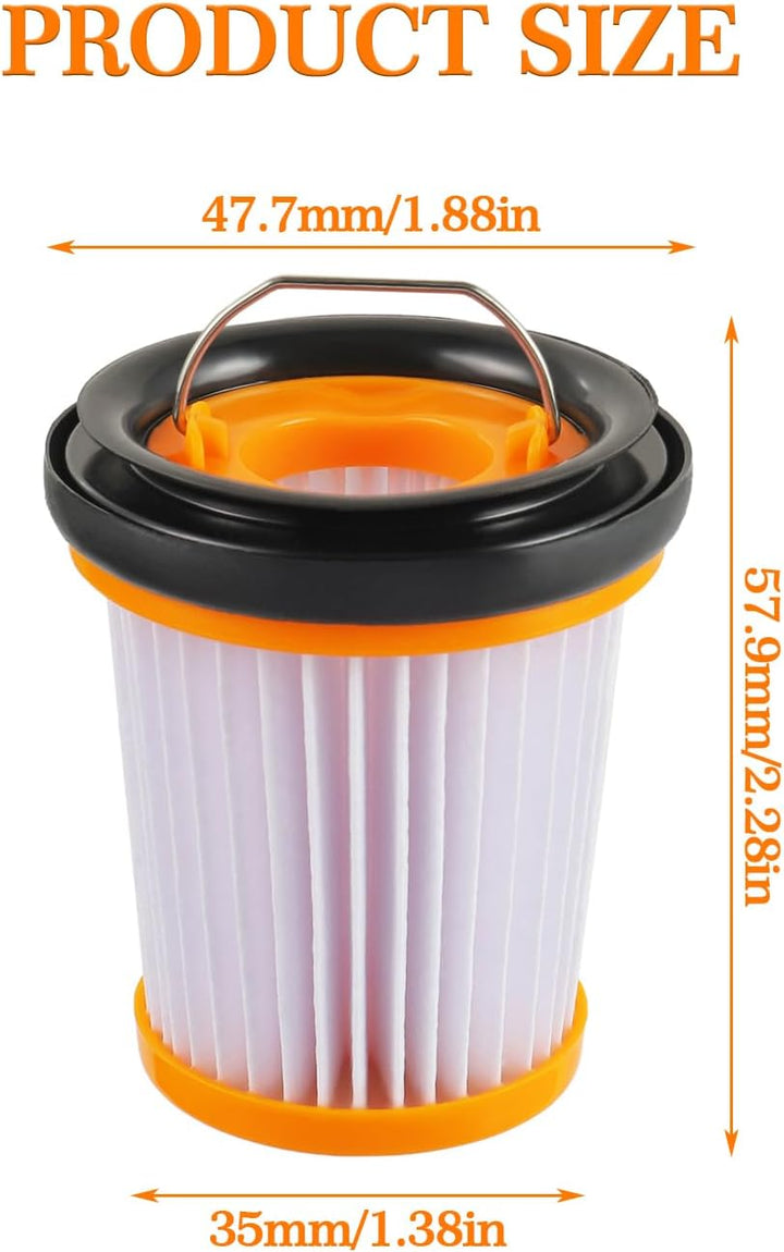 HUAREW 8 Stück Filter für Shark Wandvac WV200 WV201 WV205 WV220 Staubsauger Ersatzfilter Ersatzteile