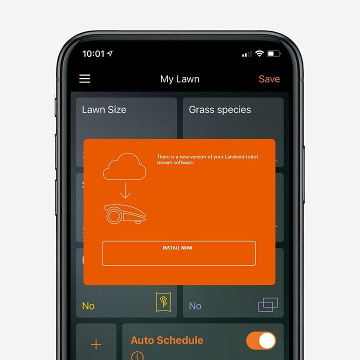 WORX Landroid WR169E Mähroboter mit Begrenzungskabel für Gärten bis 300m² - AIA Navigation - App Ste