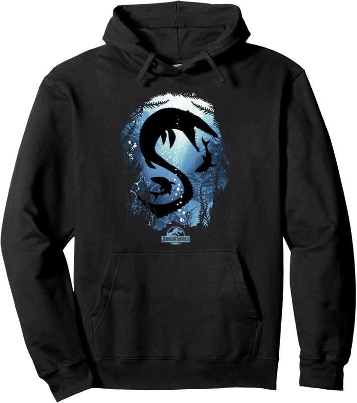 Jurassic World Megalodon Silhouette Pullover Hoodie