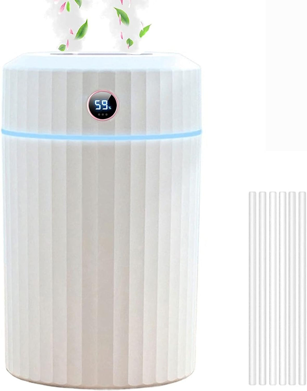 Luftbefeuchter,2L Luftbefeuchter Schlafzimmer,Humidifier Kinderzimmer mit 2 Nebelmodi und 7 Farben L