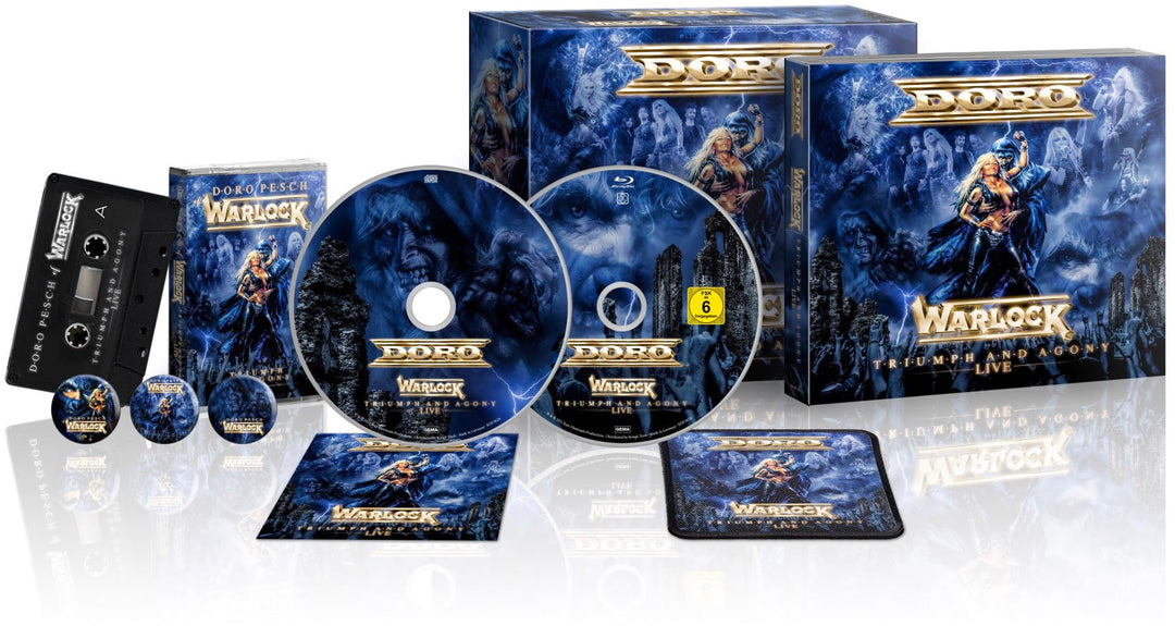 Warlock-Triumph and Agony Live/Miniboxcd/Brd+Mc, Audio-CD