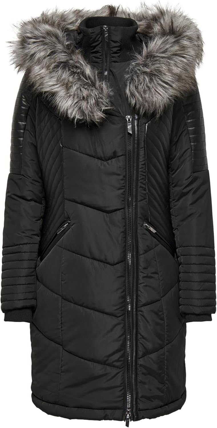 ONLY Female Steppmantel ONLNEWLINETTE Steppmantel XS Schwarz, XS Schwarz