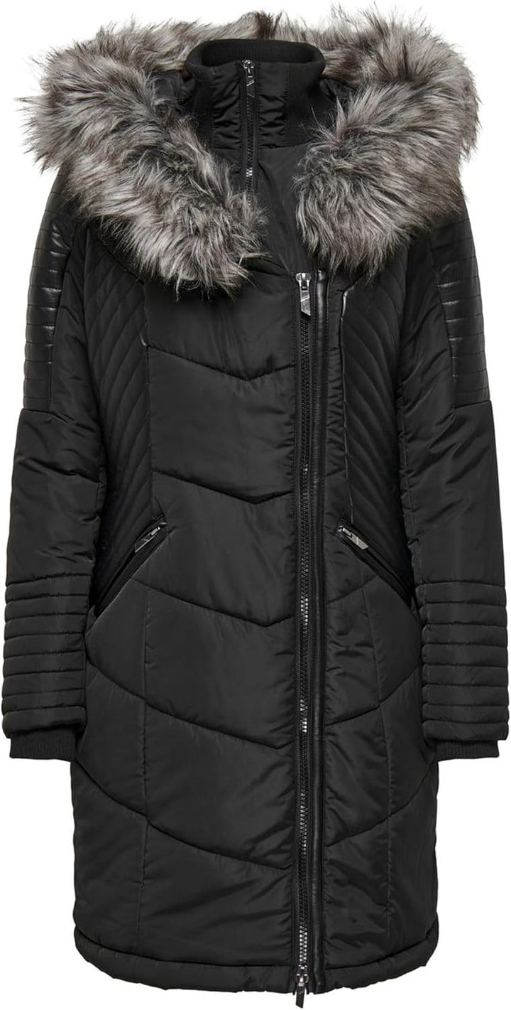ONLY Female Steppmantel ONLNEWLINETTE Steppmantel XS Schwarz, XS Schwarz