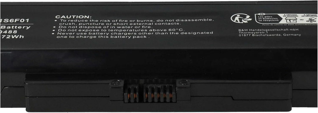 vhbw Akku kompatibel mit Lenovo Thinkpad Edge E531 (6885CMC), E535, E545, E540 Notebook (5200mAh, 11