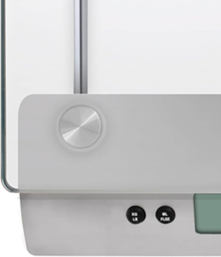 SALTER digitale Küchenwaage, Stylische Glaswaage, Elektronische Küchenwaage, Wiegen Sie Lebensmittel