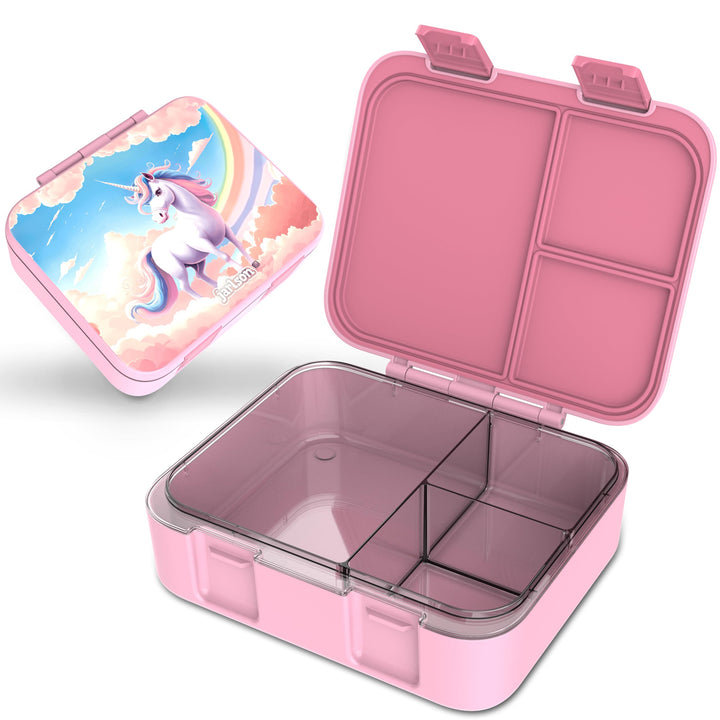 Jarlson® Brotdose Kinder mit Fächern MILI [AUSLAUFSICHER] - Bento Lunchbox für Schule, Kita & Kinder