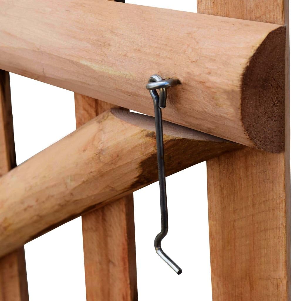 Tidyard Holz Gartentor Zauntor Einflügelig Gartentür Zauntür Einflügeltor Gartenpforte Holztor Imprä