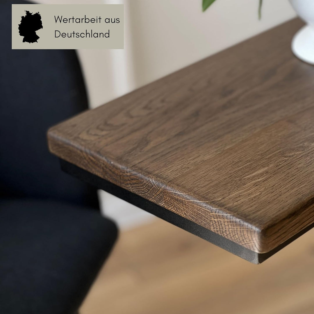 BestLoft® Beistelltisch San Jose (CSD) Laptoptisch Couchtisch (Gestell schwarz+Platte
