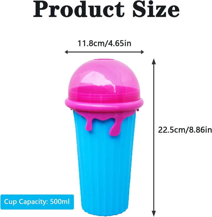 Slushy Maker, Slush Becher, Eis Zum Kneten Slushy Becher, Quick Frozen Magic Cup, Silikon Slushy Mak