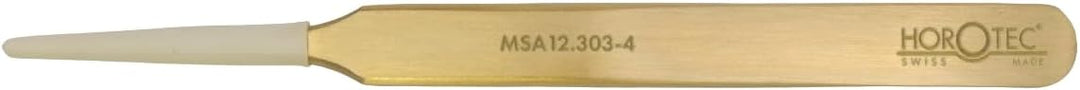 KD89 Horotec MSA12.303 Präzisions-Pinzette für Uhrmacherkunst aus Messing, hervorragende Verarbeitun