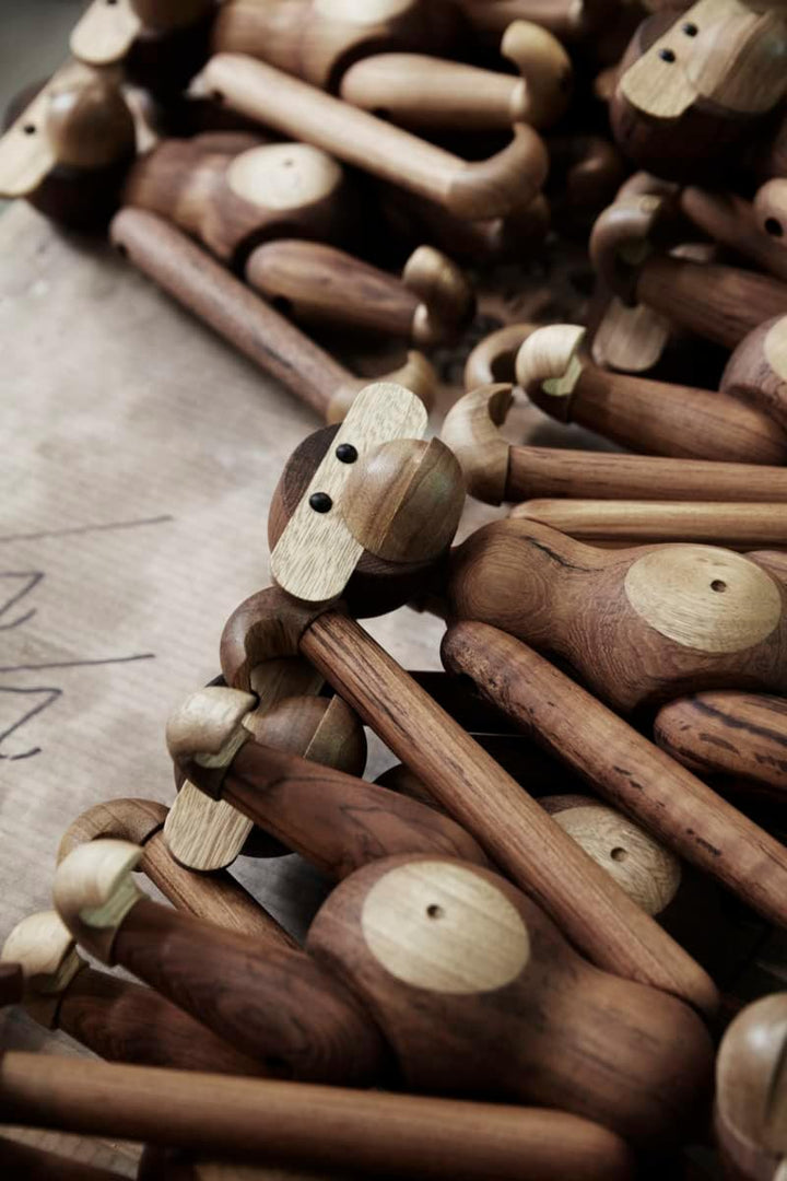 Kay Bojesen AFFE mittel Figuren 28 cm Affen Weihnachtsdekoration, Holz klein Eiche/Ahorn, klein Eich