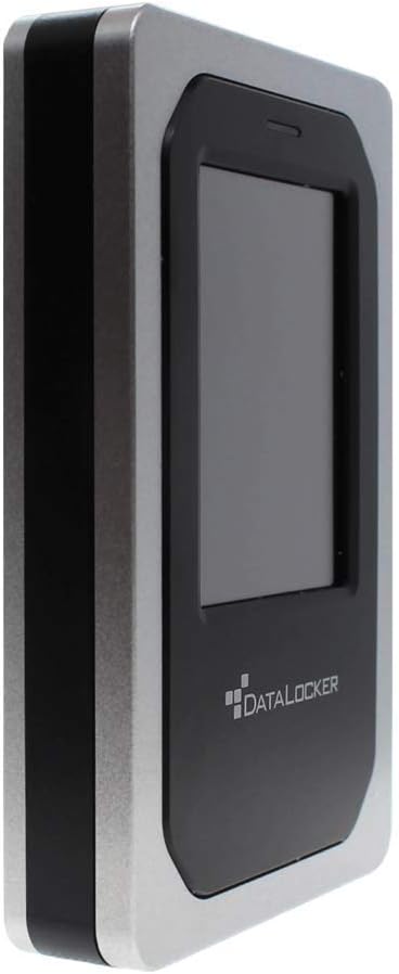 DataLocker DL4 FE 7.6TB USB-C / -A SSD mit AES-256bit Hardware-Verschlüsselung, Farbdisplay und FIPS