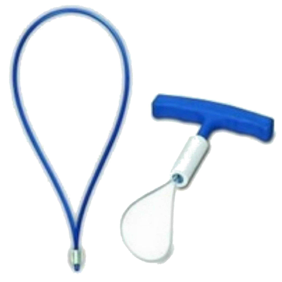 Eurosell 10 STÜCK Ersatzschlaufe für Rippenzieher Rapid Profi-Line Ersatz Schlaufe blau 300 x 2 mm