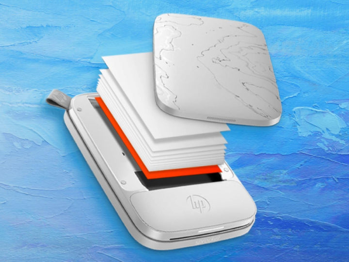 HP Sprocket Premium Zink-Fotopapier, 2,3 x 3,4" (5,8 x 8,6 cm), 20 Blatt, Kompatibel mit HP Sprocket
