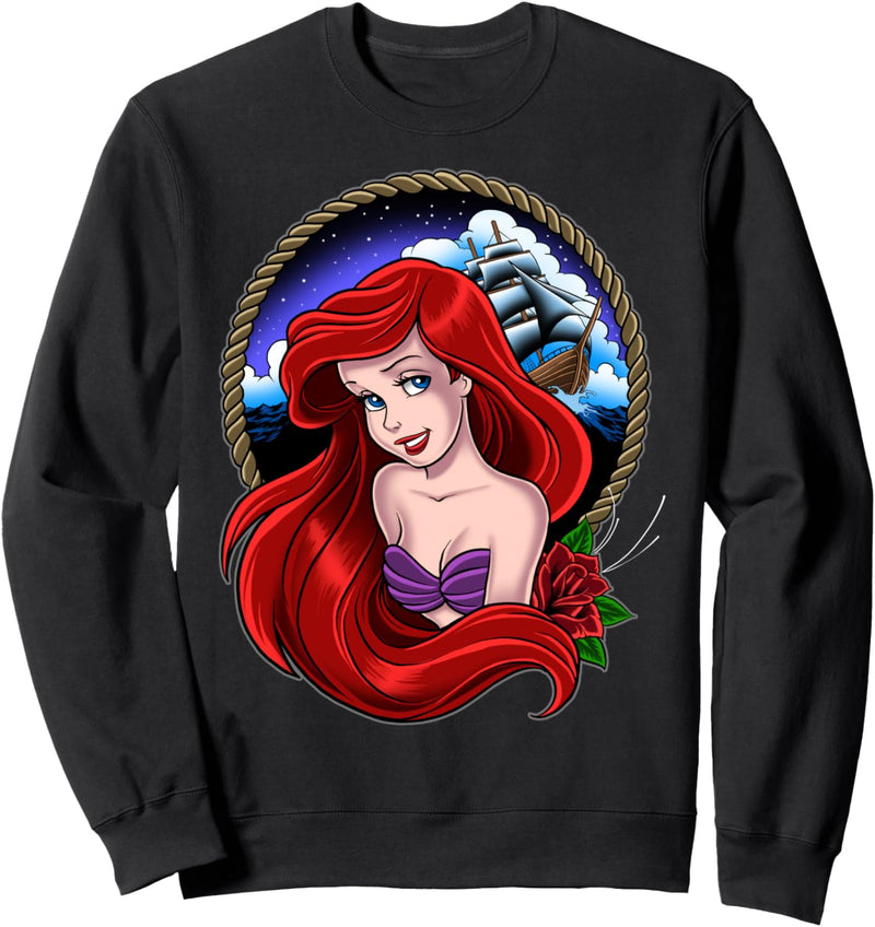 Disney The Little Mermaid Ariel Rope Circle Portrait Sweatshirt