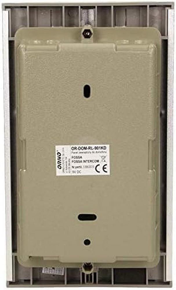ORNO Fossa Gegensprechanlage 1 Einfamilienhaus für Unterputz 2-Draht 230 V AC Nachname Hintergrundbe